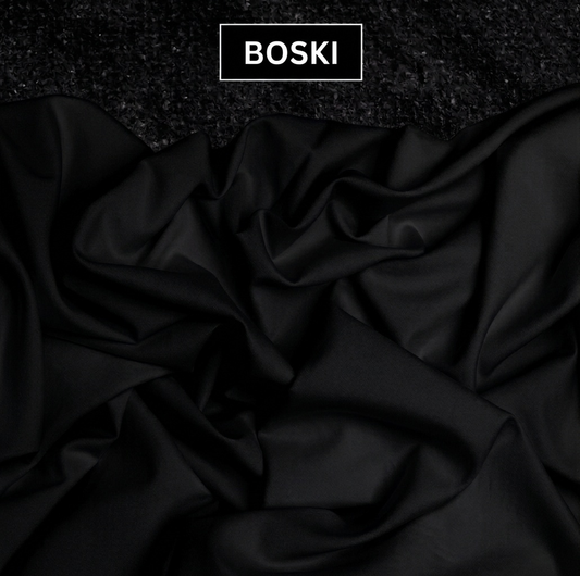 Jet Black 4 Season Malai Boski – Premium Soft & Luxury Fabric (Unstitched)