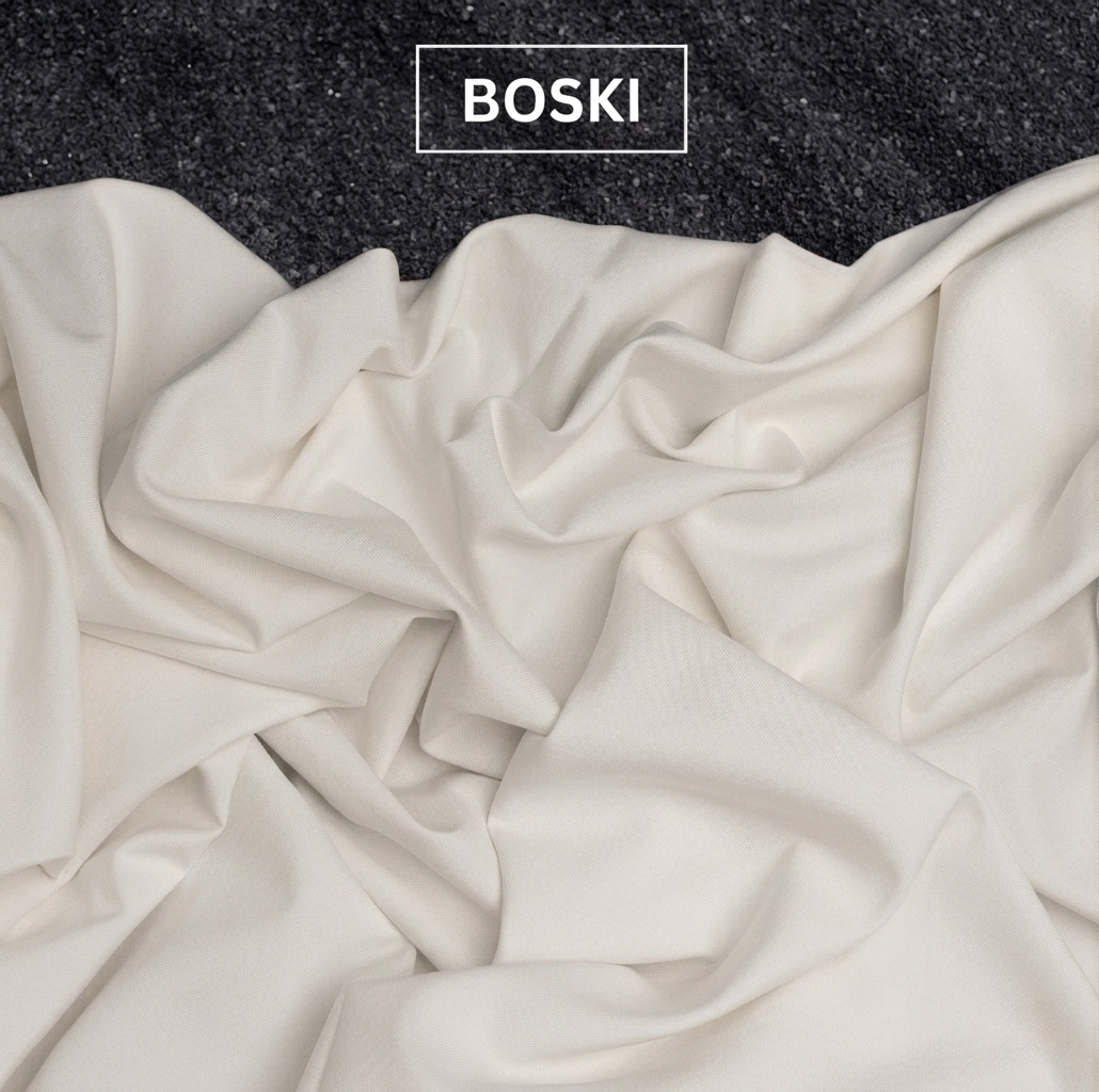 Premium Cream Malai Boski 4 Season – Soft, Breathable & Elegant Fabric (Unstitched)